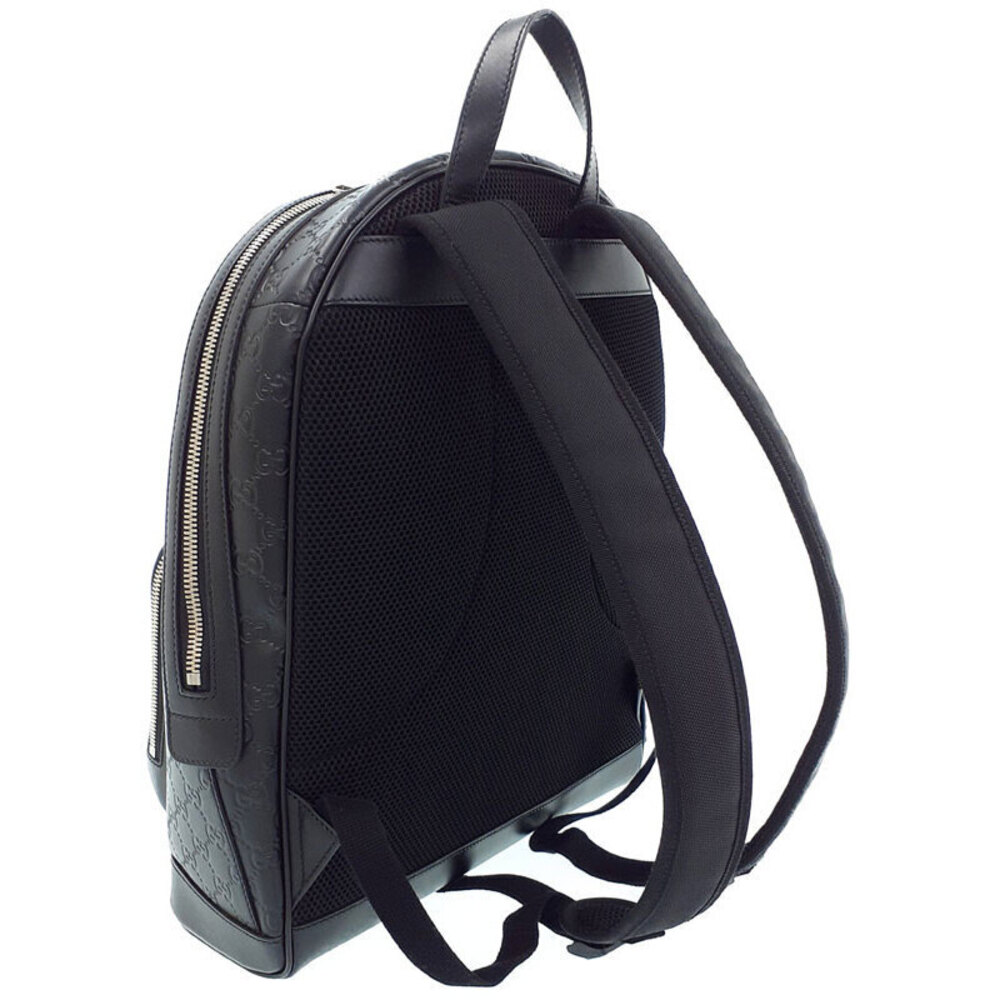 Gucci Black Backpack Signature Leather ssima